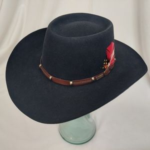 Akubra "The Boss" Hat—Black—Size 56